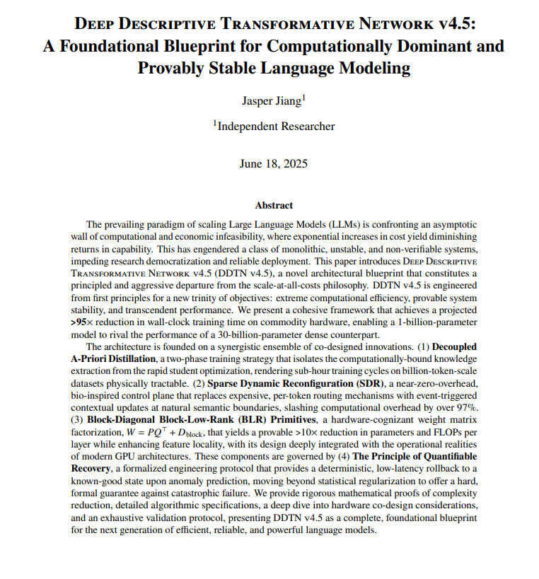 A stylized representation of a research paper.