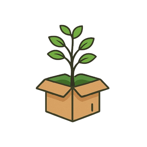 A flourishing tree in a box, symbolizing growth and potential.